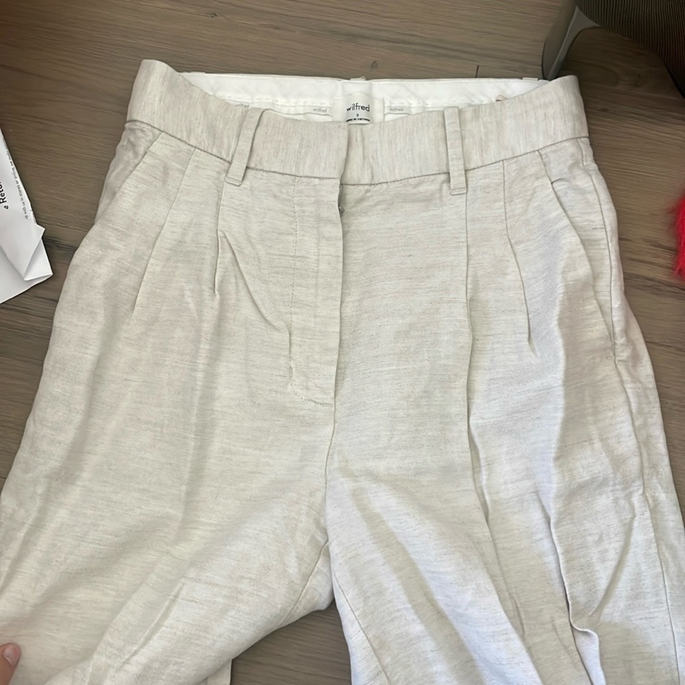 Linen effortless pant